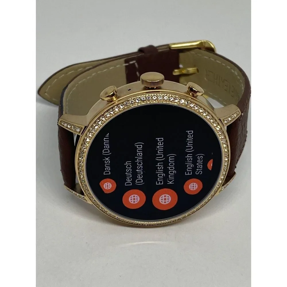 Fossil Gen 4 Authentic Digital Dial Smart Watch Custom Band FTW6015 AB466